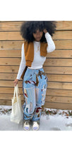 Load image into Gallery viewer, WOMEN'S FASHION COLOR PATTERN TASSEL PANTS
