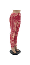 Load image into Gallery viewer, WOMEN'S FASHION COLOR PATTERN TASSEL PANTS

