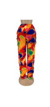 Load image into Gallery viewer, WOMENS COLOR BLOCKING MULTI-POCKET OVERALL PANTS
