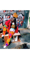 Load image into Gallery viewer, WOMENS COLOR BLOCKING MULTI-POCKET OVERALL PANTS
