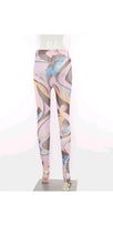 Load image into Gallery viewer, WOMENS SEXY COLOR BLOCKING GRAPHIC PRINTED MESH PANTS
