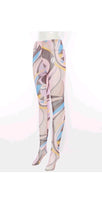 Load image into Gallery viewer, WOMENS SEXY COLOR BLOCKING GRAPHIC PRINTED MESH PANTS
