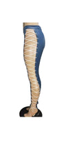 Load image into Gallery viewer, WOMEN SEXY LACE UP CUT OFF PANTS

