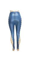 Load image into Gallery viewer, WOMEN SEXY LACE UP CUT OFF PANTS

