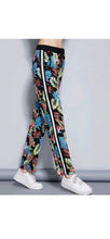 Load image into Gallery viewer, WOMEN'S FASHION MULTICOLOR FLOWER PRINTED CASUAL PANTS

