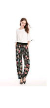Load image into Gallery viewer, WOMEN'S FASHION MULTICOLOR FLOWER PRINTED CASUAL PANTS
