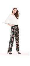 Load image into Gallery viewer, WOMEN'S FASHION MULTICOLOR FLOWER PRINTED CASUAL PANTS
