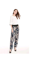 Load image into Gallery viewer, WOMEN'S FASHION MULTICOLOR FLOWER PRINTED CASUAL PANTS
