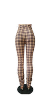 Load image into Gallery viewer, WOMENS FASHION CREASE PLAID PANTS
