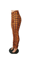 Load image into Gallery viewer, WOMENS FASHION CREASE PLAID PANTS
