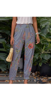 Load image into Gallery viewer, WOMENS FASHION FLOWER PRINTED PANTS
