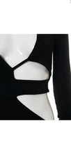 Load image into Gallery viewer, WOMEN'S FASHION SOLID COLOR CUT OUT KNOTTED DRESS
