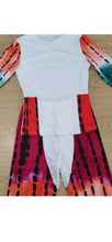 Load image into Gallery viewer, WOMEN'S FASHION GRAPHIC PRINTED TOP AND PATCHWORK PANTS 2-PIECE SET
