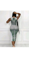 Load image into Gallery viewer, UNIQUE BODY PRINTING SLEEVELESS MIDI LENGTH BODYCON DRESS
