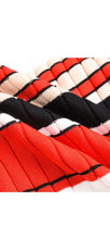 Load image into Gallery viewer, MULTI-COLOR STRIPE STRAPLESS STRINGY SELVEDGE MINI BODYCON DRESS
