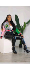 Load image into Gallery viewer, MULTI COLOR BASEBALL VARSITY JACKET SHORT COAT
